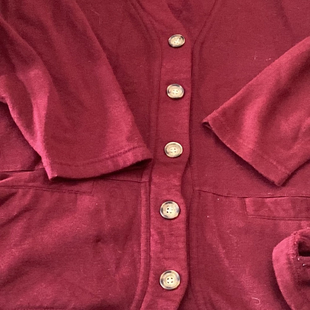 Button Sweatshirt Button Down - Picture 3 of 7